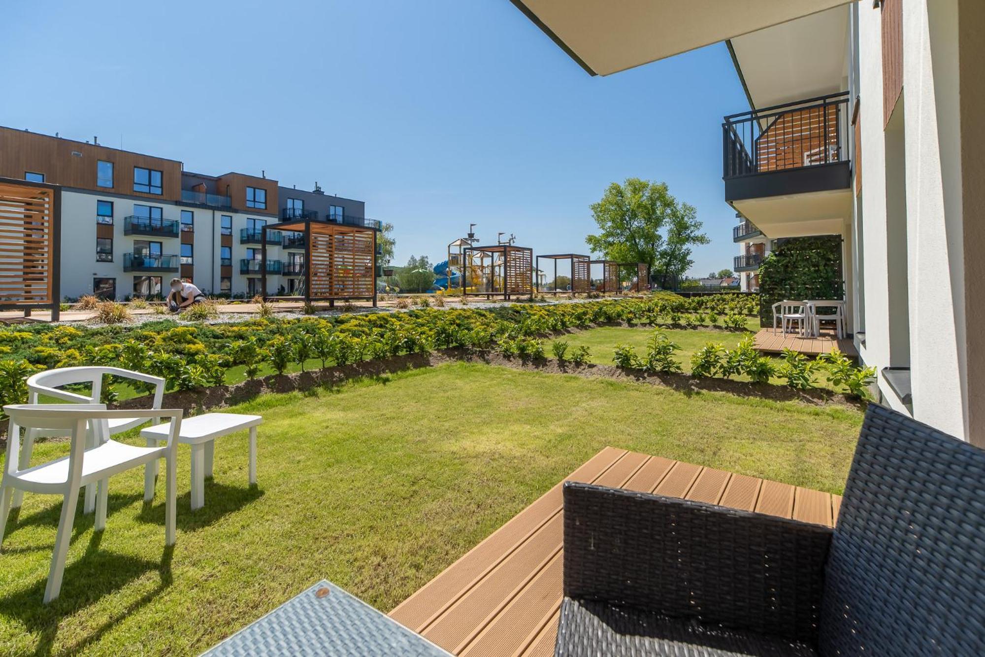 Bel Mare Lux Apartment B105 With Patio Garden By Noclegi Renters Мендзыздрое Экстерьер фото